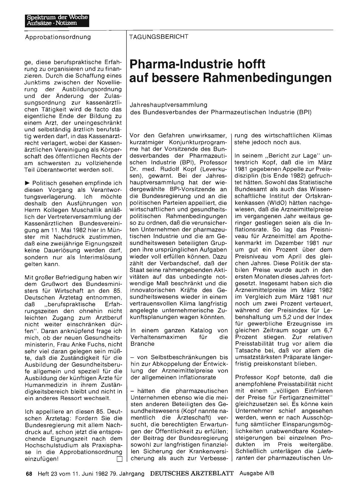 Vorschauseite 1: Pharma-Industrie hofft auf bessere Rahmenbedingungen