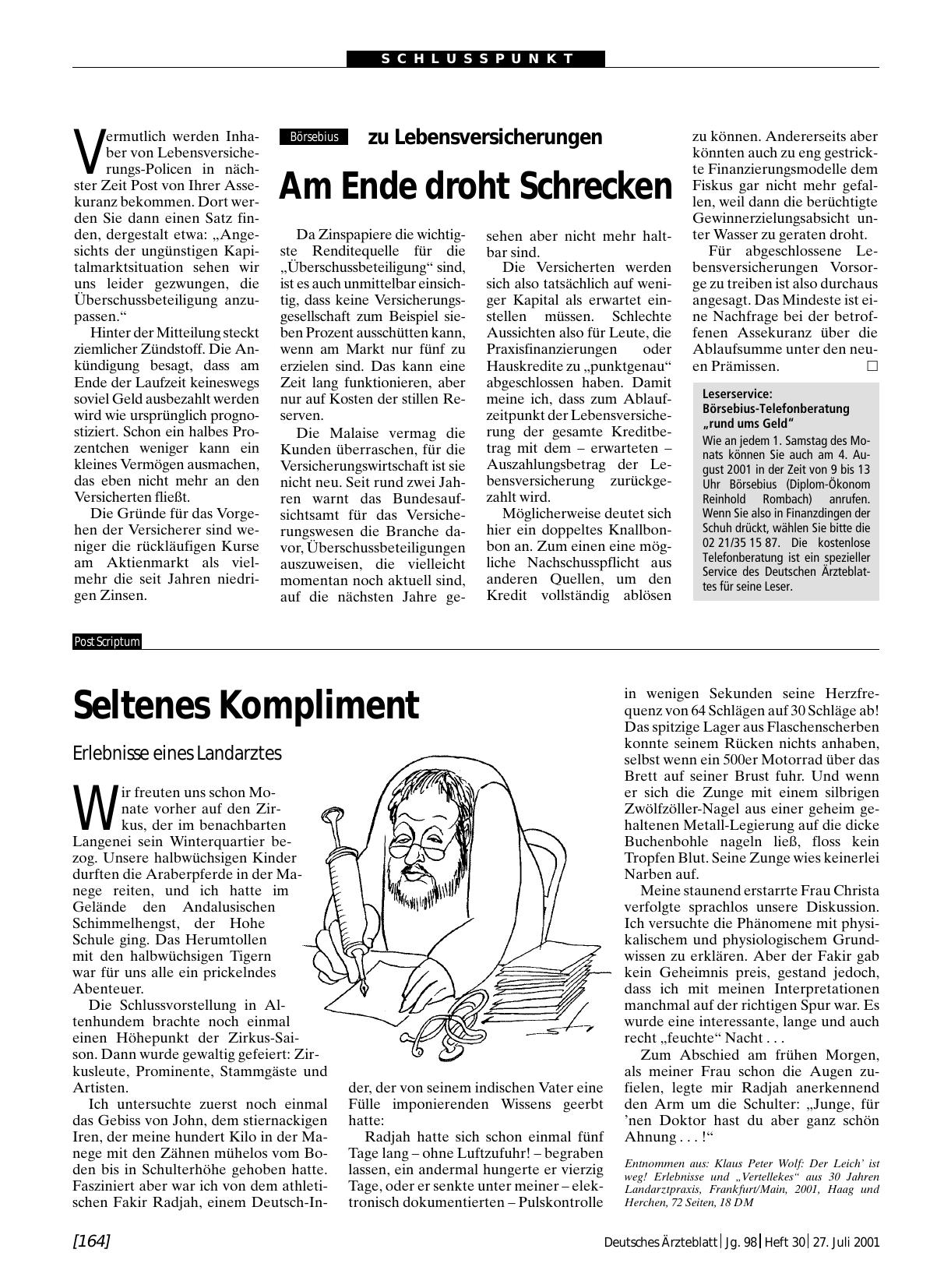 Vorschauseite 1: zu Lebensversicherungen: Am Ende droht Schrecken