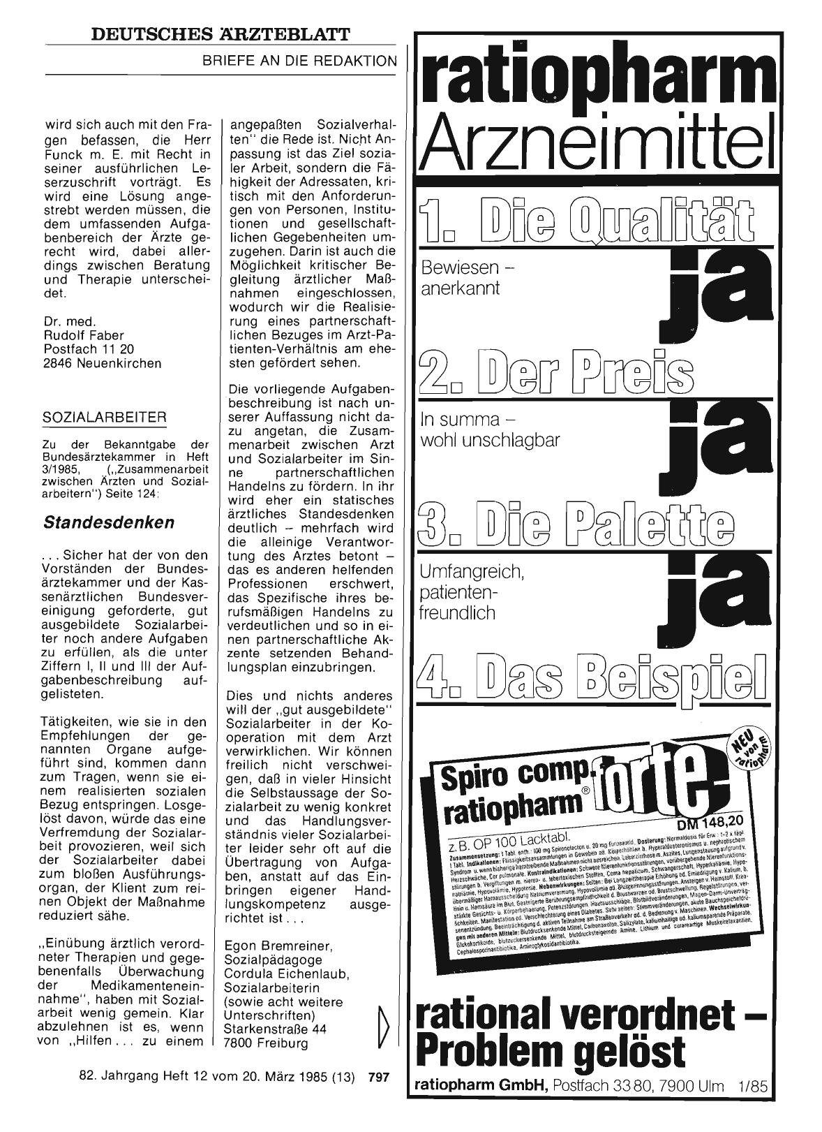 Vorschauseite 1: SOZIALARBEITER: Standesdenken