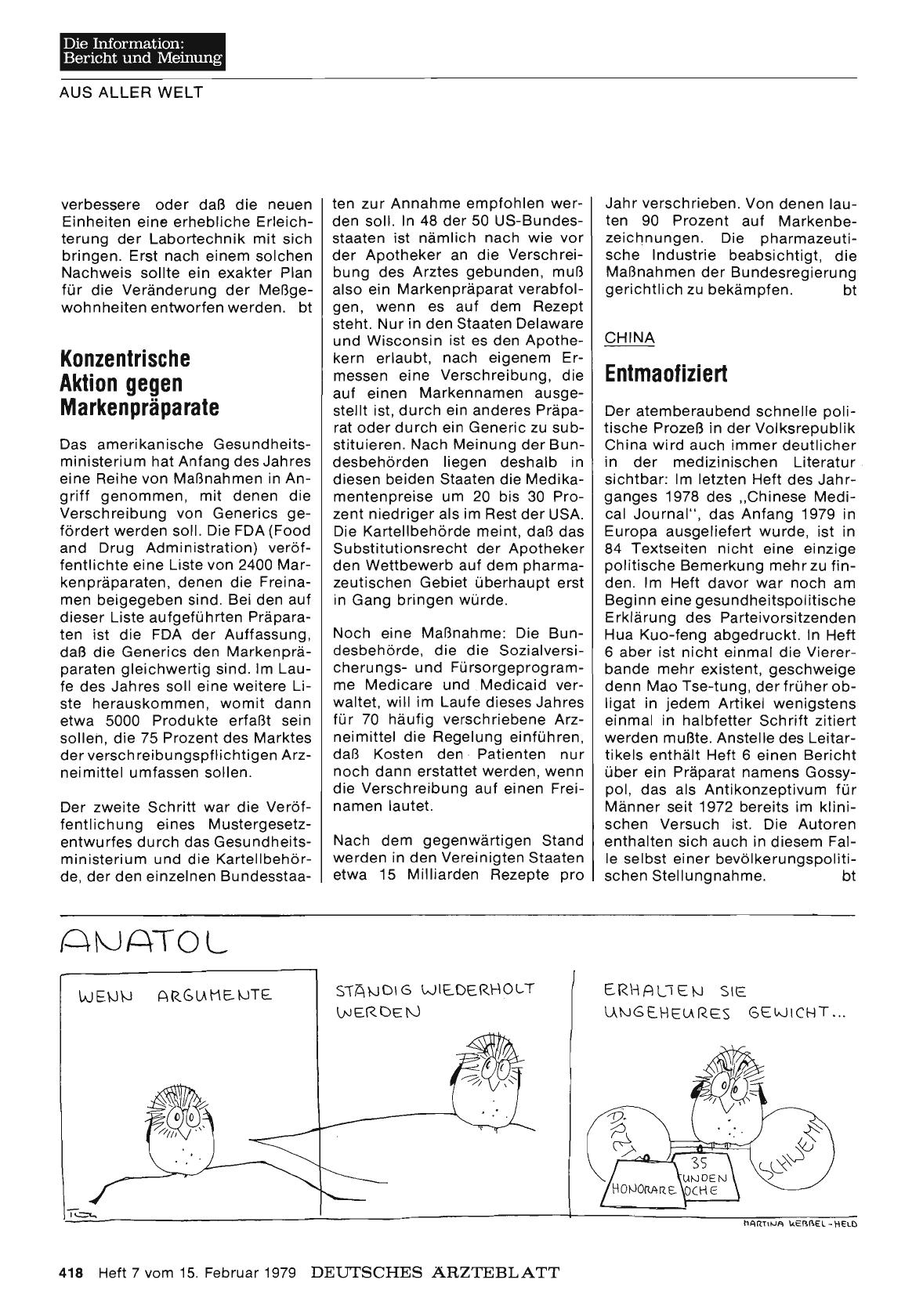 Vorschauseite 1: Konzentrische Aktion gegen Markenpräparate