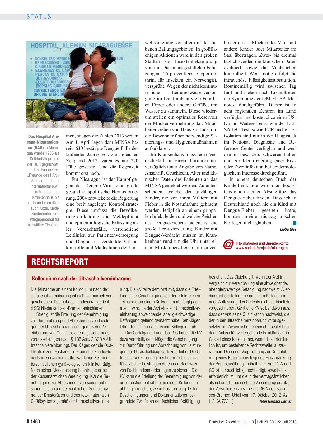 Vorschauseite 1: Kolloquium nach der Ultraschallvereinbarung