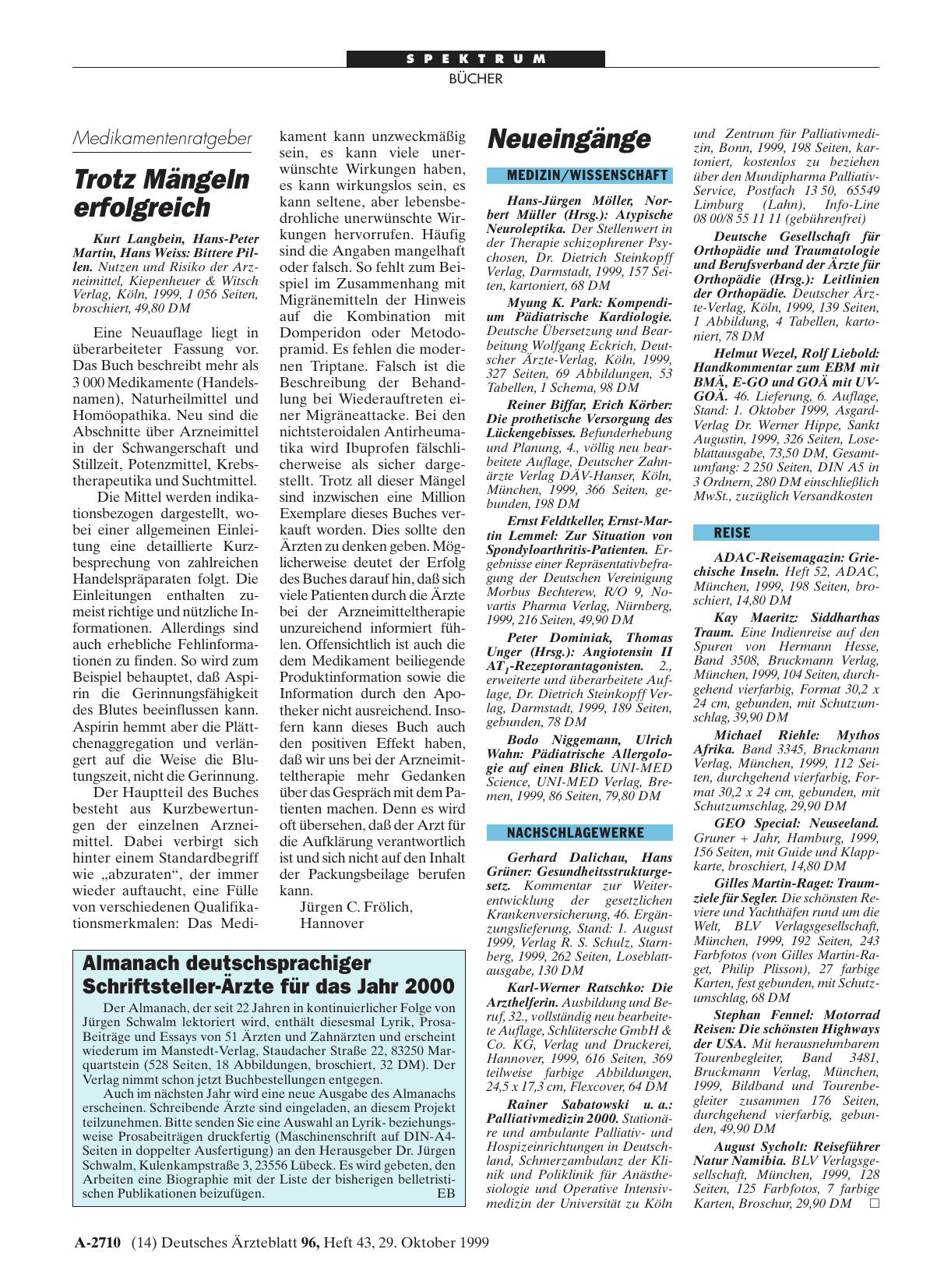 Vorschauseite 1: Bittere Pillen