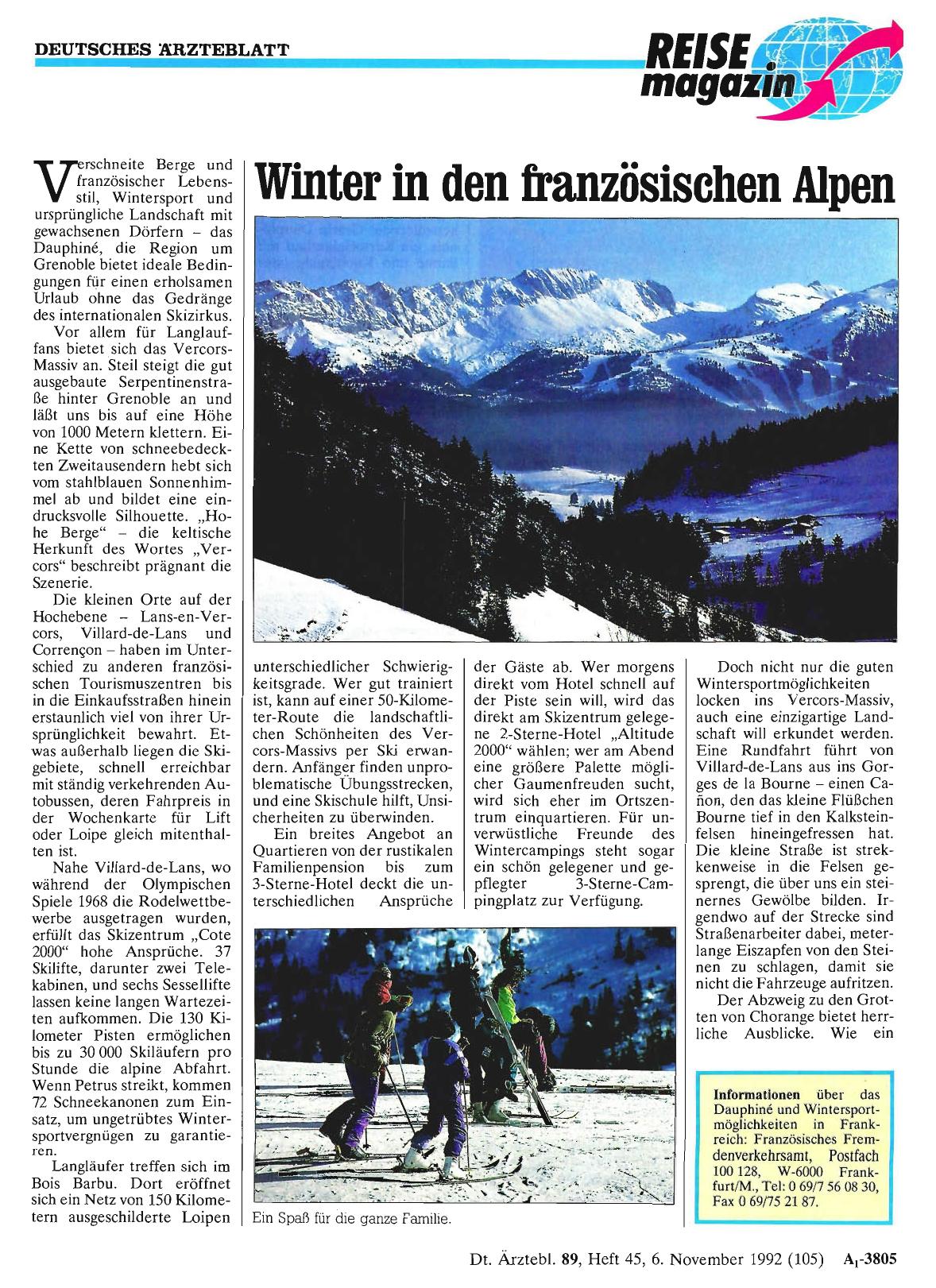 Vorschauseite 1: Winter in den französischen Alpen