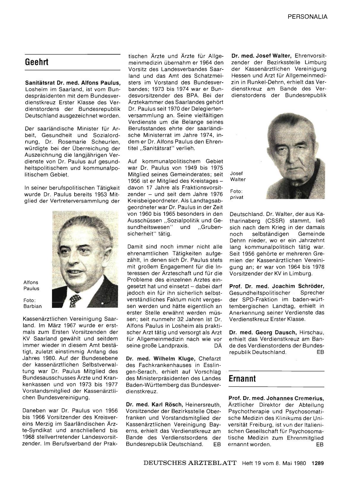 Vorschauseite 1: Geehrt