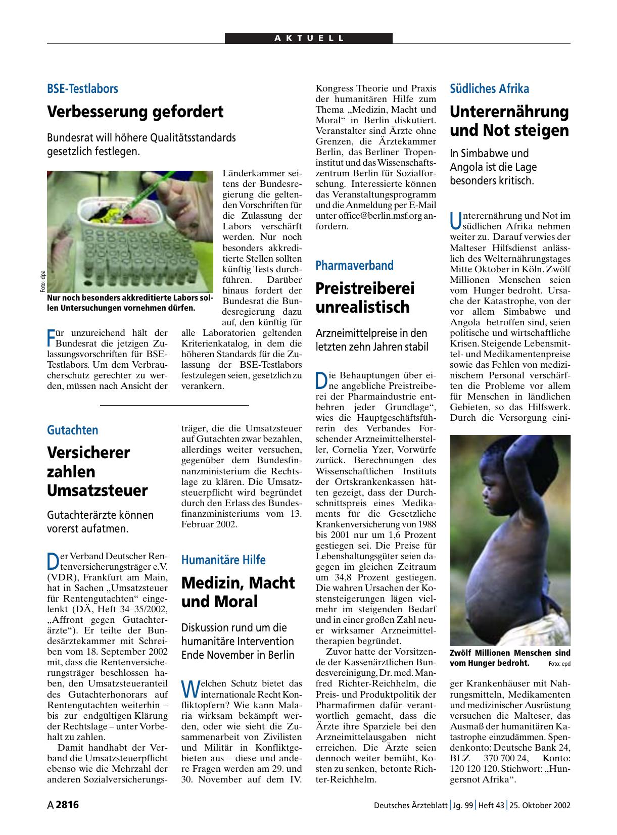 Vorschauseite 1: Gutachten: Versicherer zahlen Umsatzsteuer