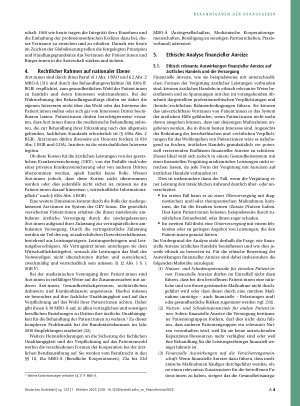 Vorschauseite 5: Stellungnahme der Zentralen Kommission zur Wahrung ethischer Grundsätze in der Medizin und ihren Grenzgebieten (Zentrale Ethikkommission) bei der Bundesärztekammer „Finanzielle An…