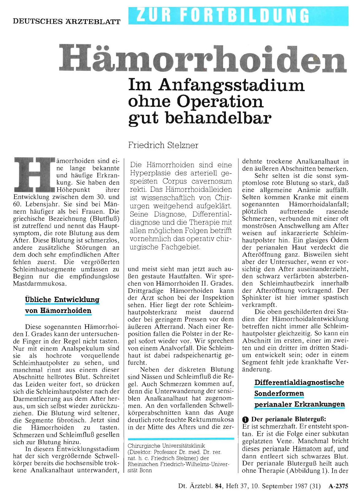 Vorschauseite 1: Hämorrhoiden
