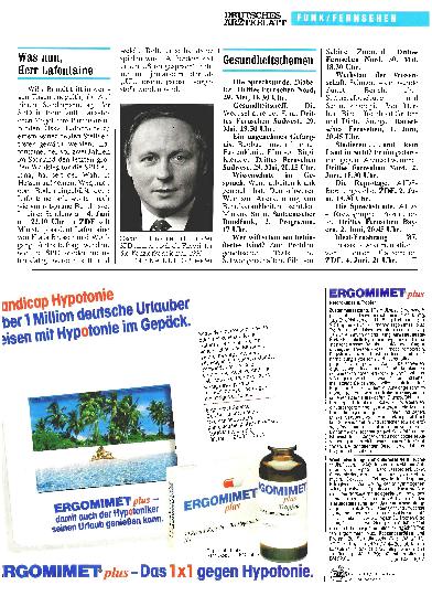 Vorschauseite 1: Was nun, Herr Lafontaine