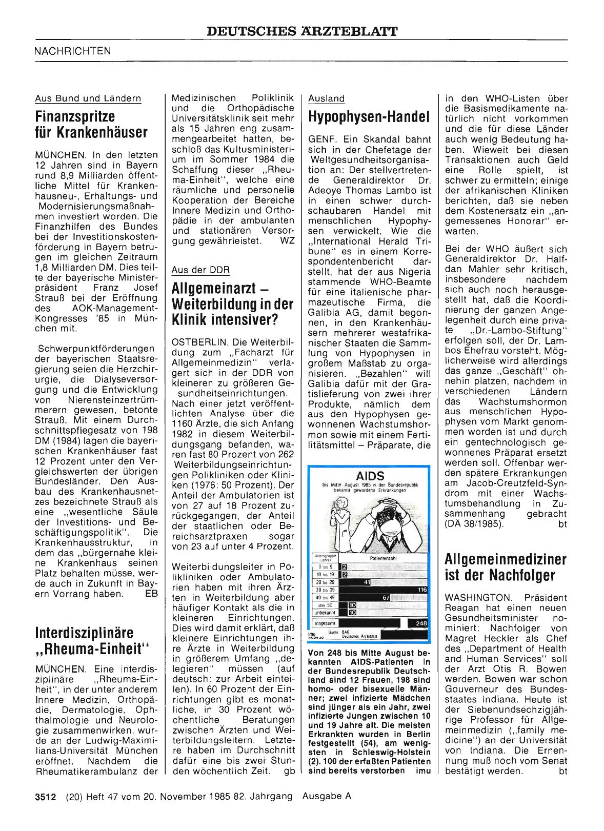 Vorschauseite 1: Interdisziplinäre „Rheuma-Einheit“