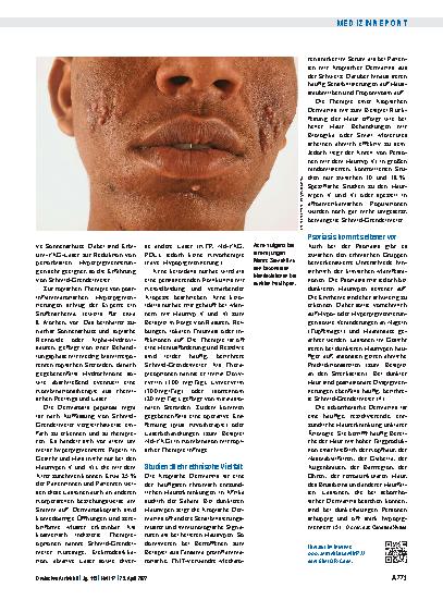 Vorschauseite 3: Häufige Dermatosen: Besonderheiten bei dunkler Haut