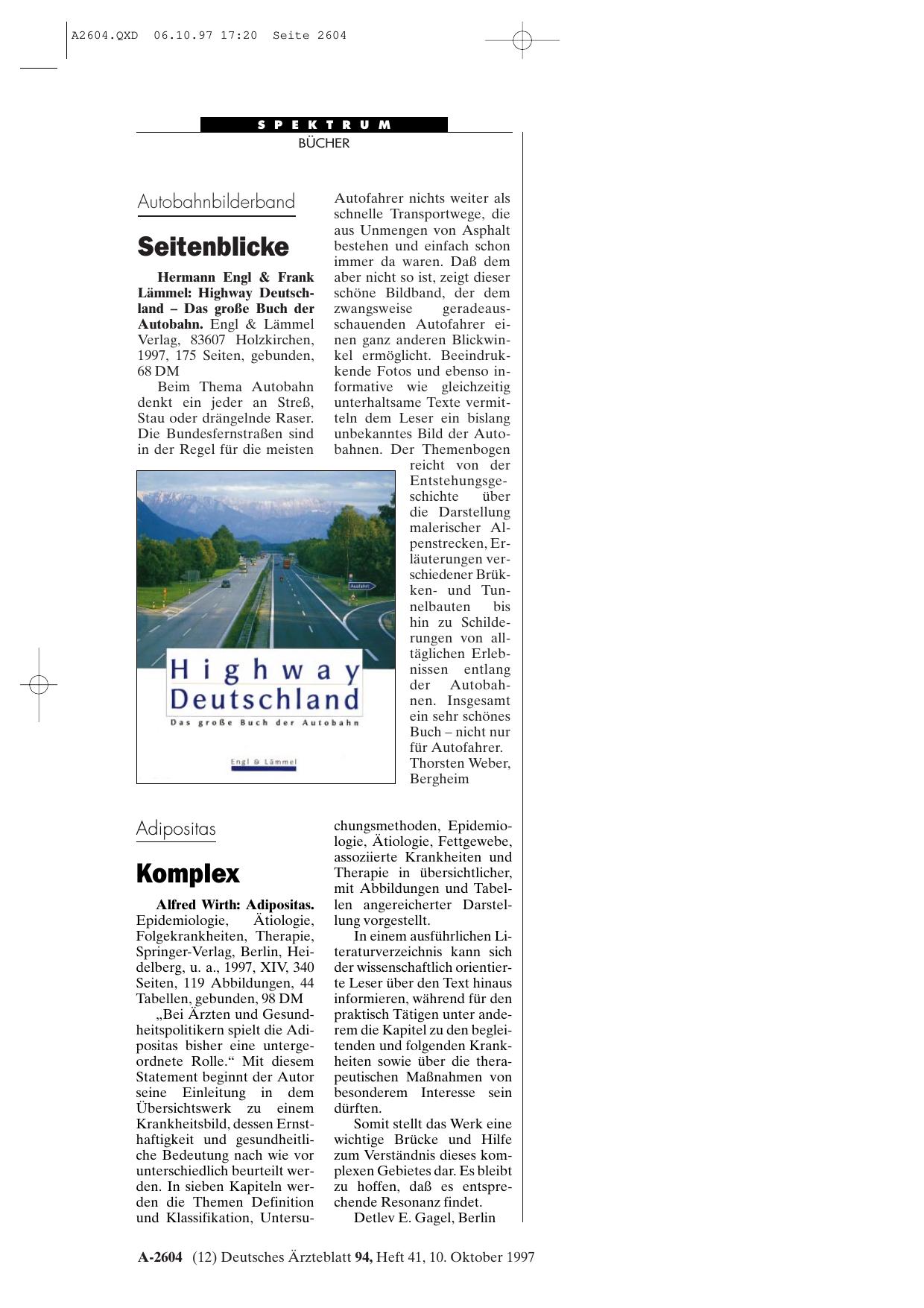 Vorschauseite 1: Highway Deutschland - Das große Buch der Autobahn