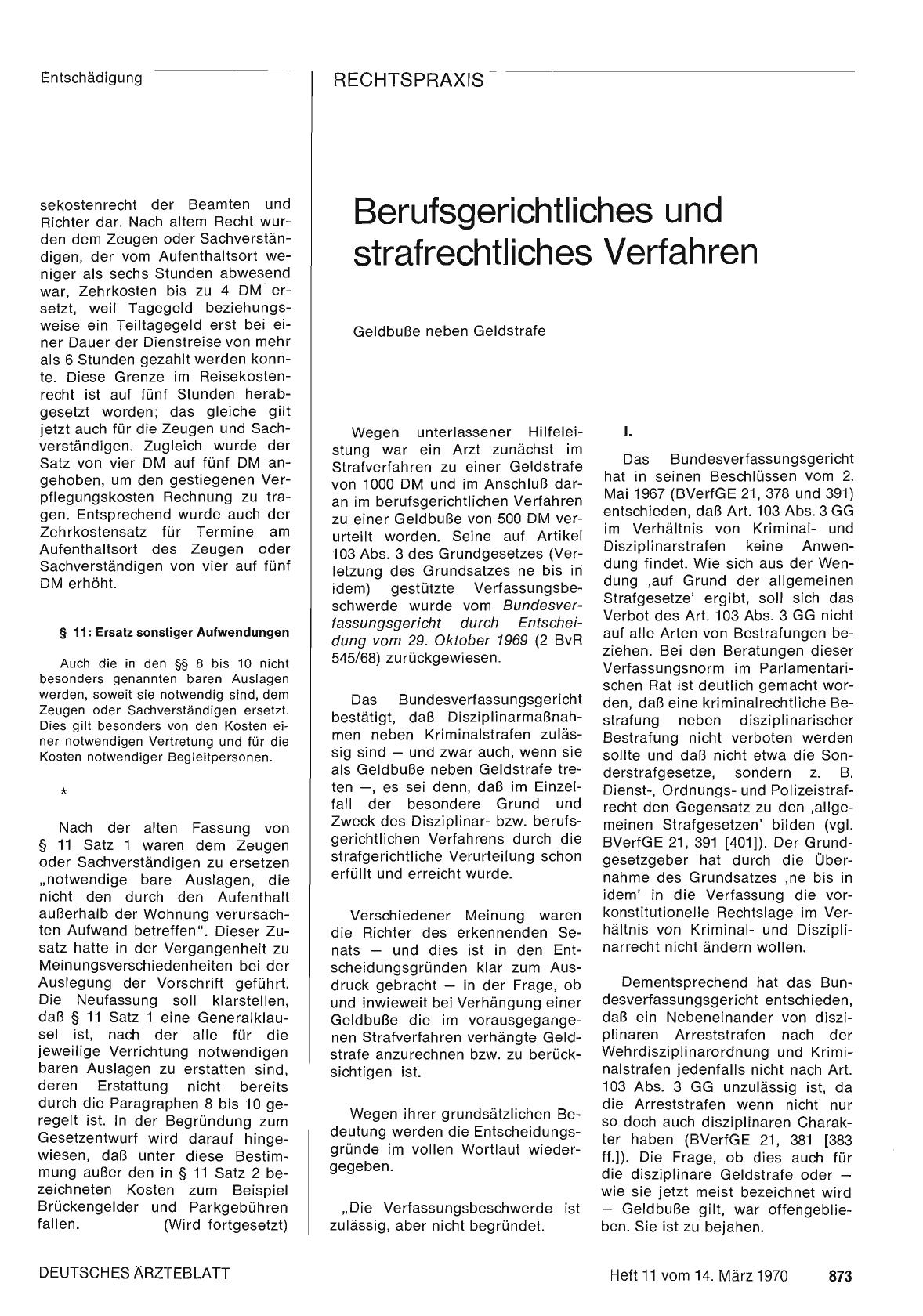 Vorschauseite 1: Berufsgerichtliches und strafrechtliches Verfahren