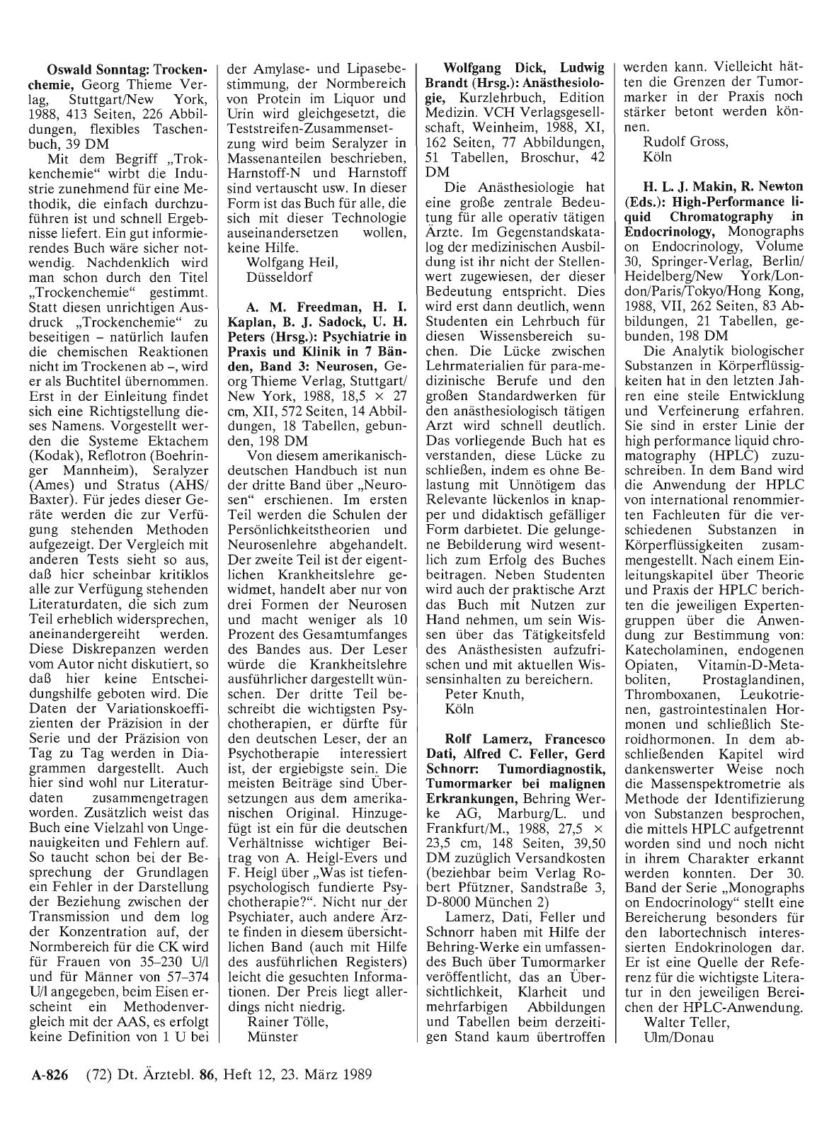 Vorschauseite 1: Wolfgang Dick, Ludwig Brandt (Hrsg. ): Anästhesiologie