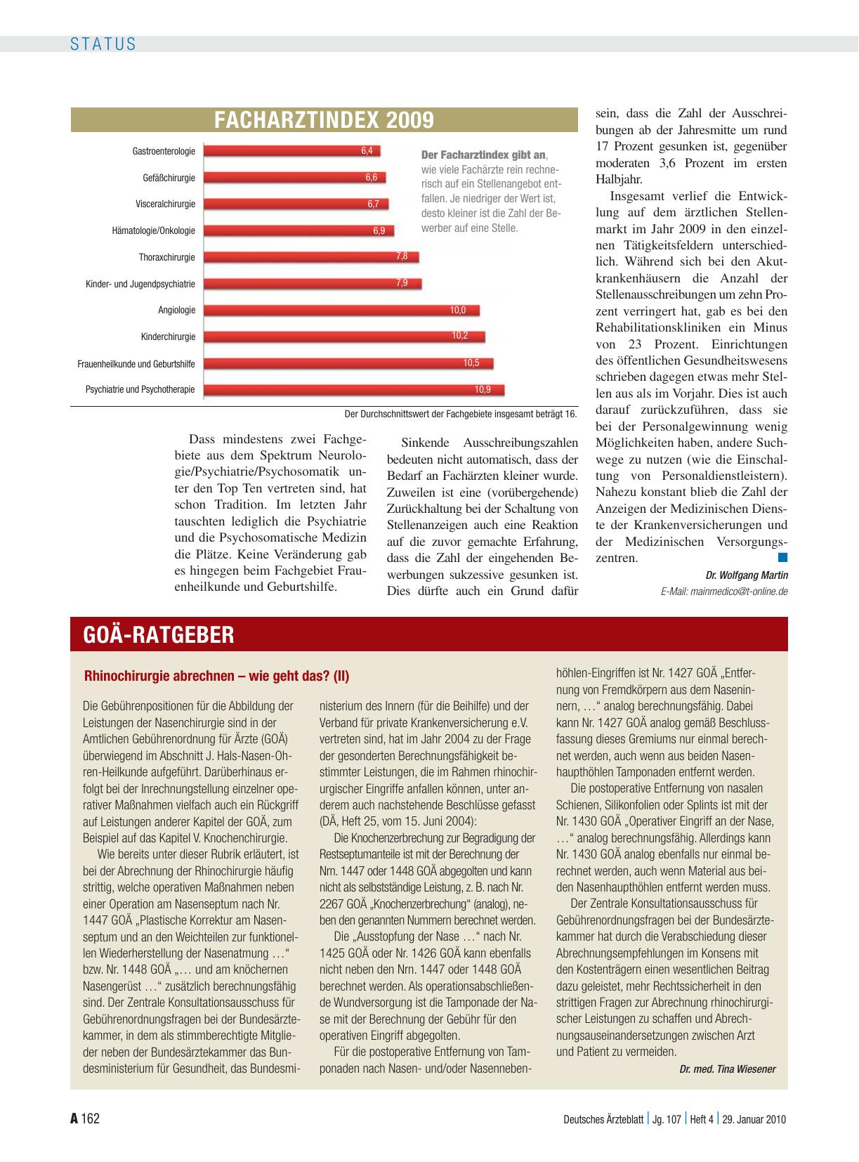 Vorschauseite 1: Rhinochirurgie abrechnen – wie geht das? (II)