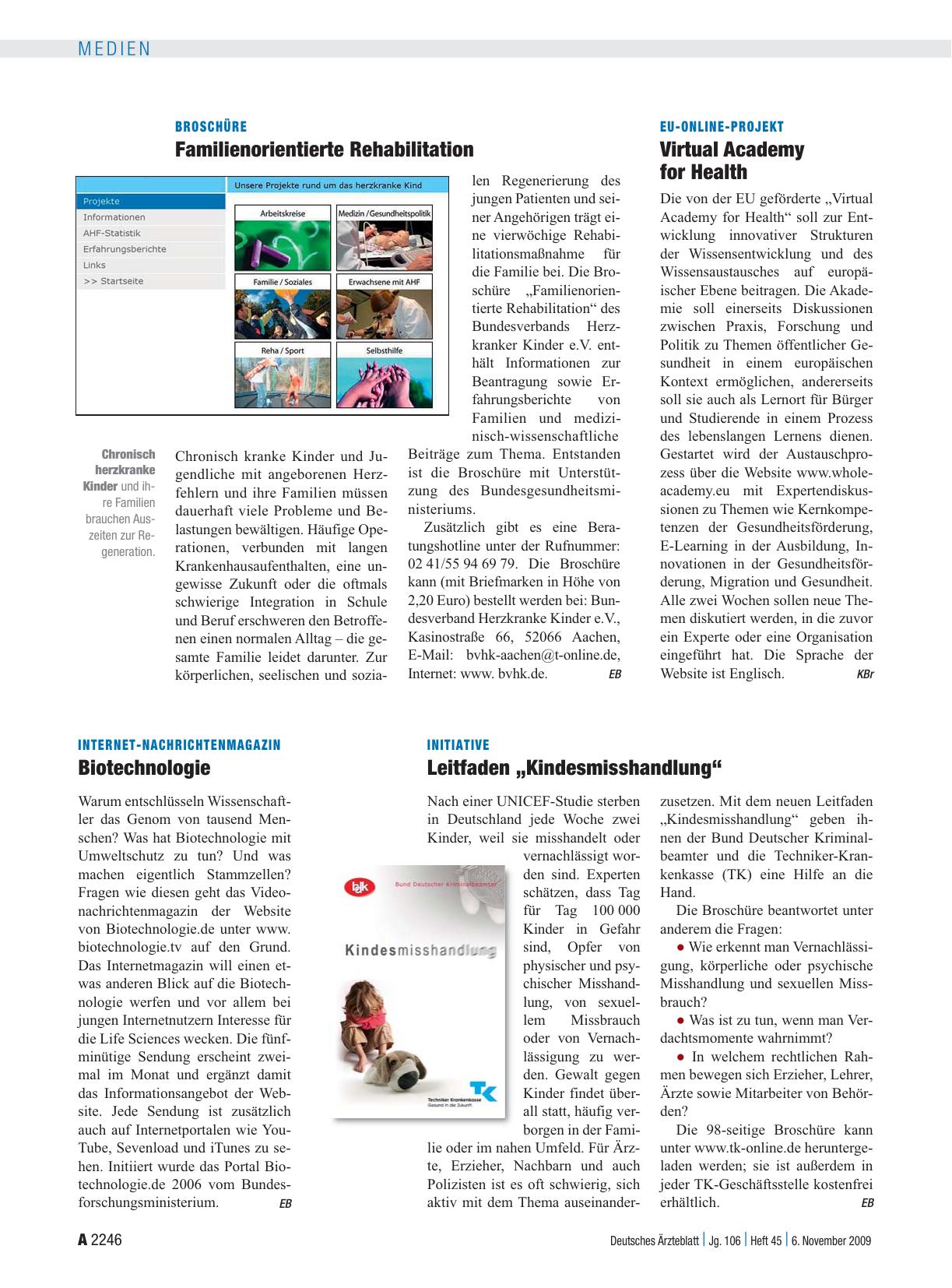 Vorschauseite 1: EU-Online-Projekt: Virtual Academy for Health