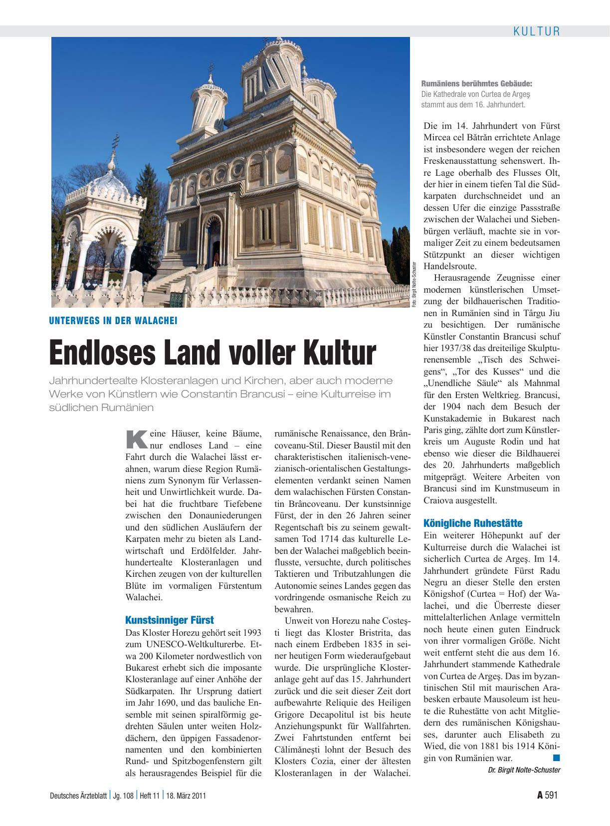 Vorschauseite 1: Unterwegs in der Walachei: Endloses Land voller Kultur
