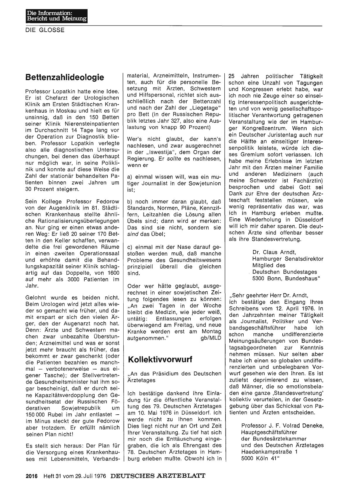 Vorschauseite 1: Kollektivvorwurf