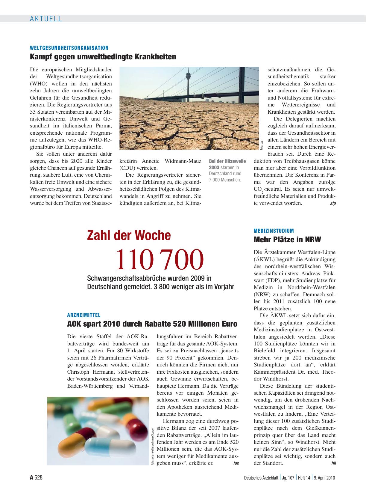 Vorschauseite 1: Medizinstudium: Mehr Plätze in NRW