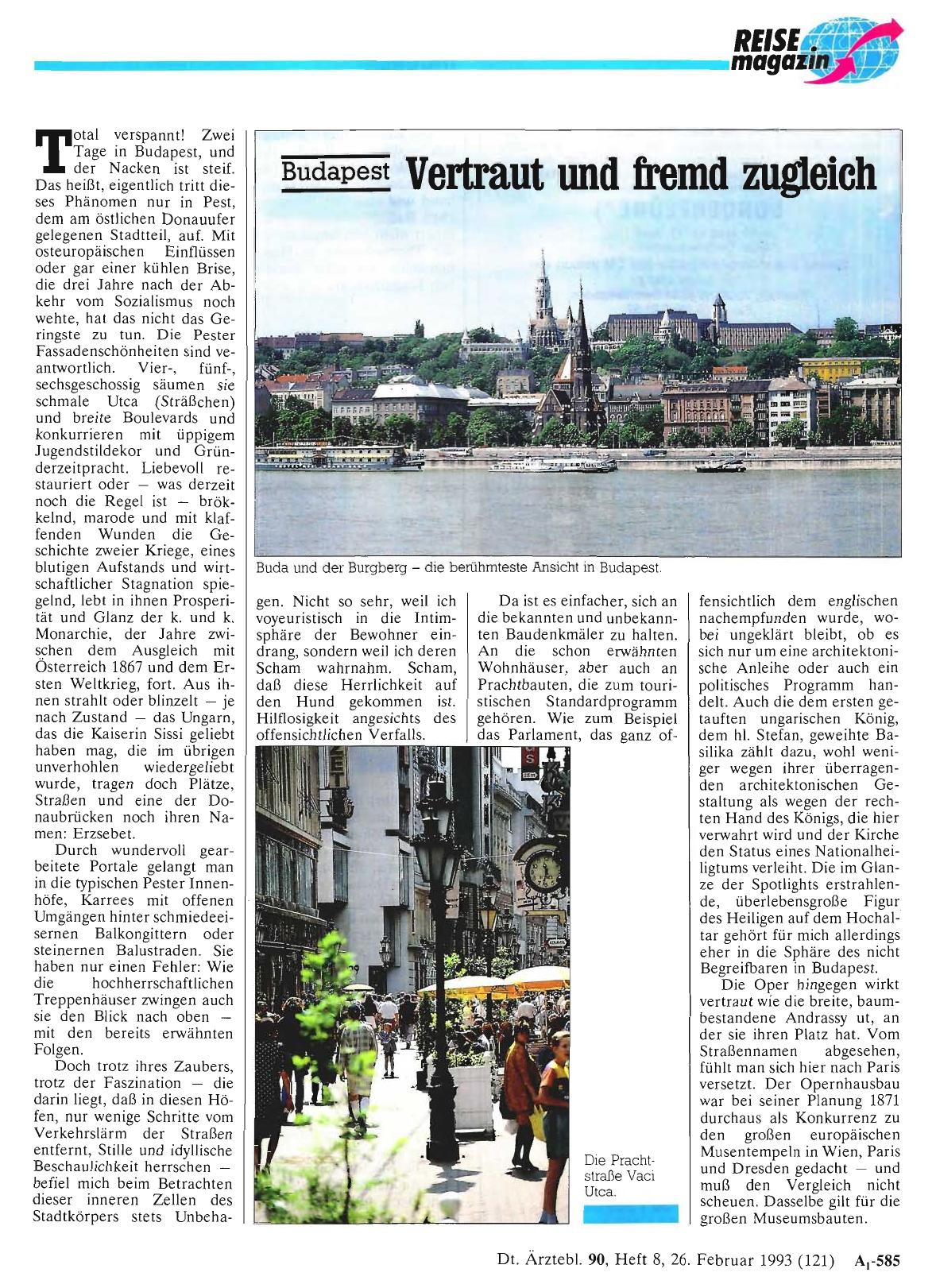 Vorschauseite 1: Budapest: Vertraut und fremd zugleich