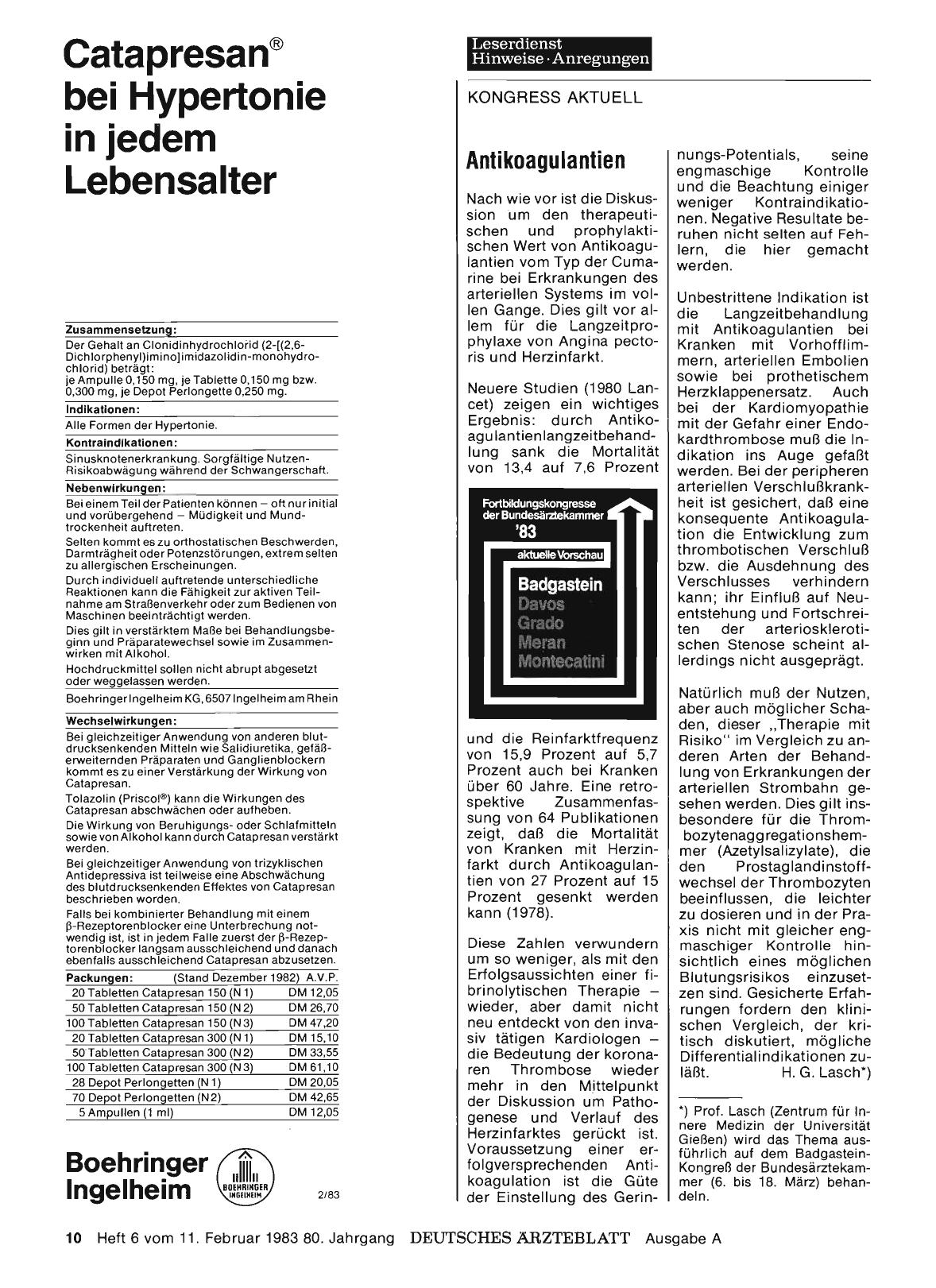 Vorschauseite 1: Antikoagulantien