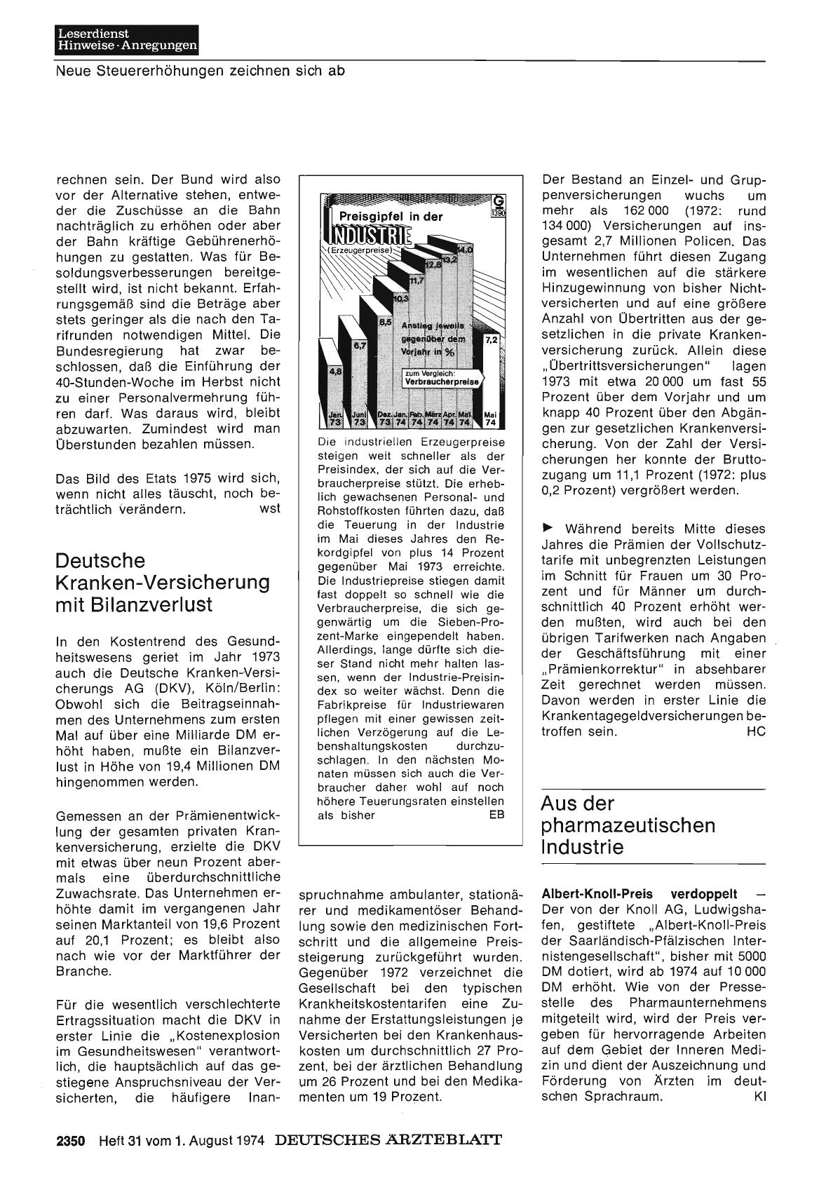 Vorschauseite 1: Deutsche Kranken-Versicherung mit Bilanzverlust