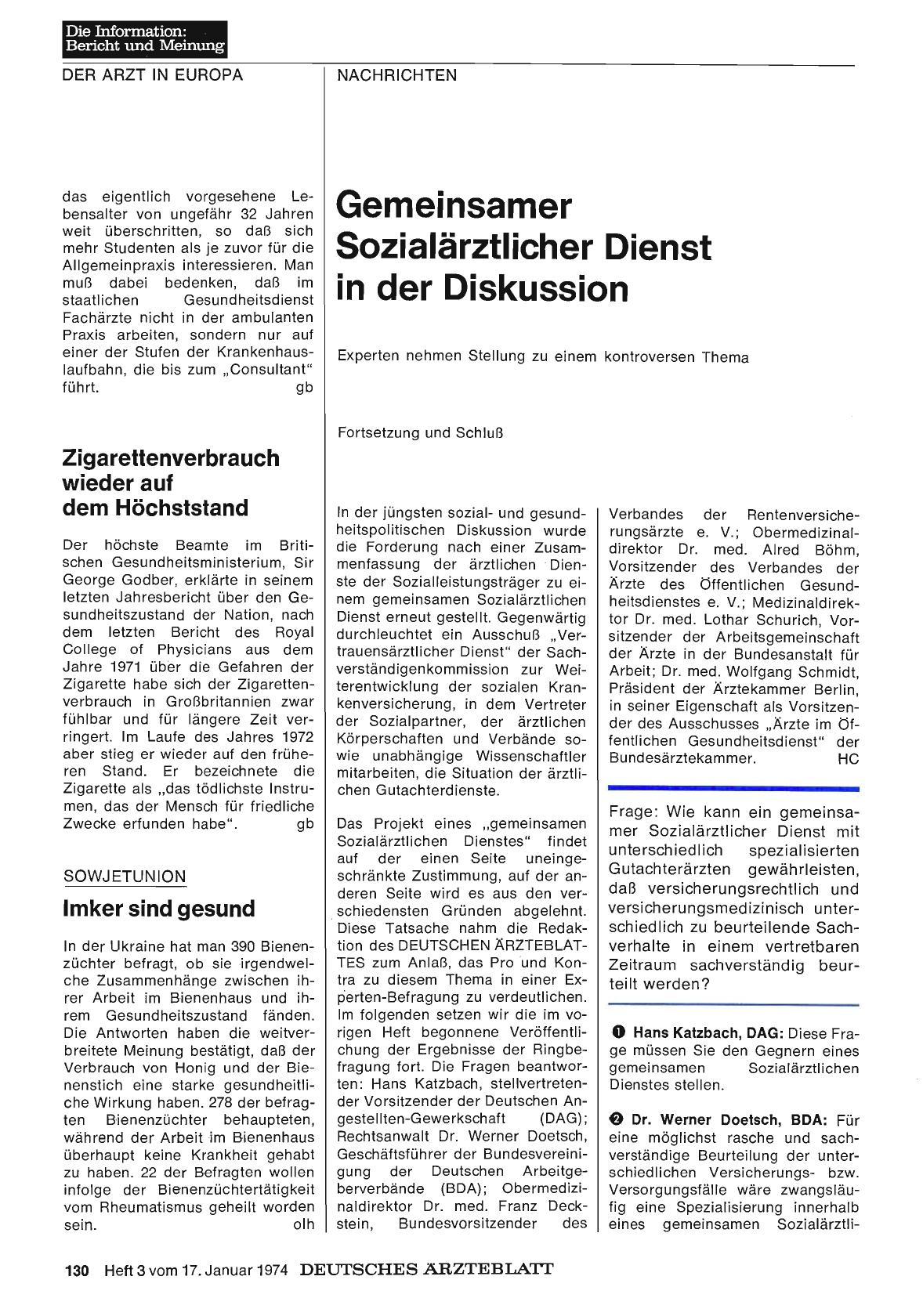 Vorschauseite 1: Zigarettenverbrauch wieder auf dem Höchststand