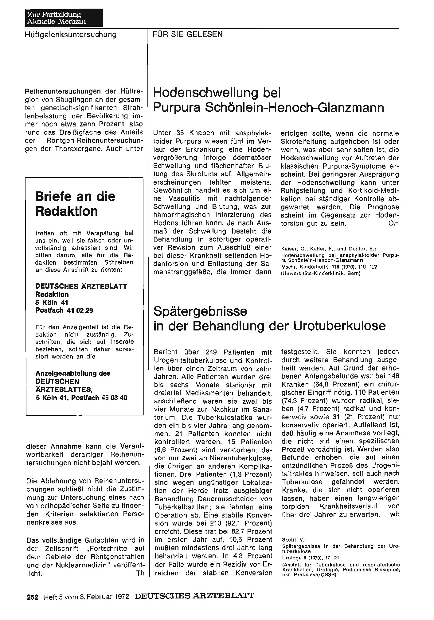 Vorschauseite 1: Hodenschwellung bei Purpura Schönlein-Henoch-Glanzmann