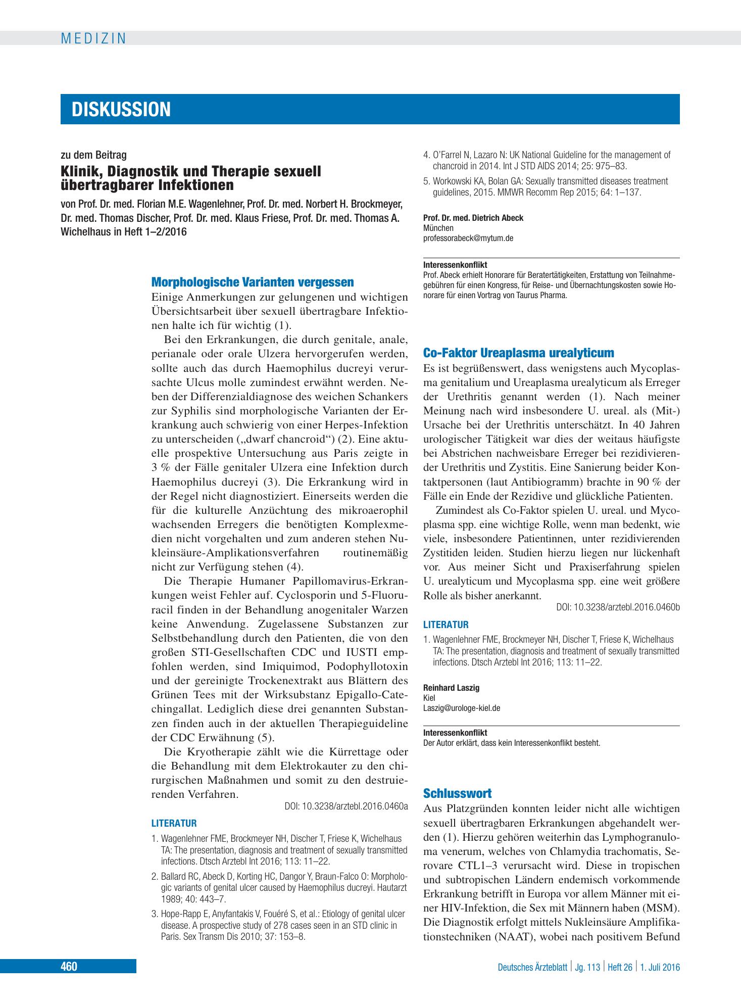 Vorschauseite 1: Schlusswort – Deutsches Ärzteblatt
