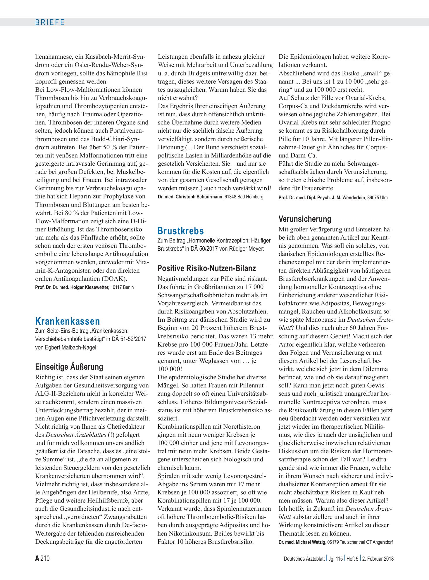 Vorschauseite 1: Brustkrebs: Positive Risiko-Nutzen-Bilanz – Deutsches Ärzteblatt