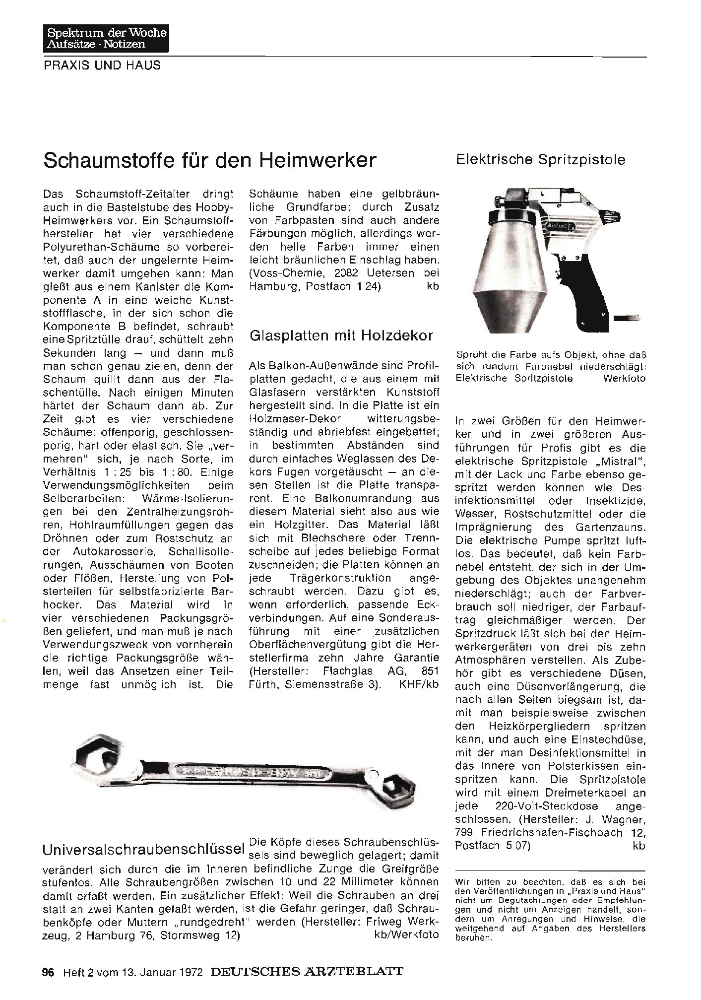Vorschauseite 1: Schaumstoffe für den Heimwerker