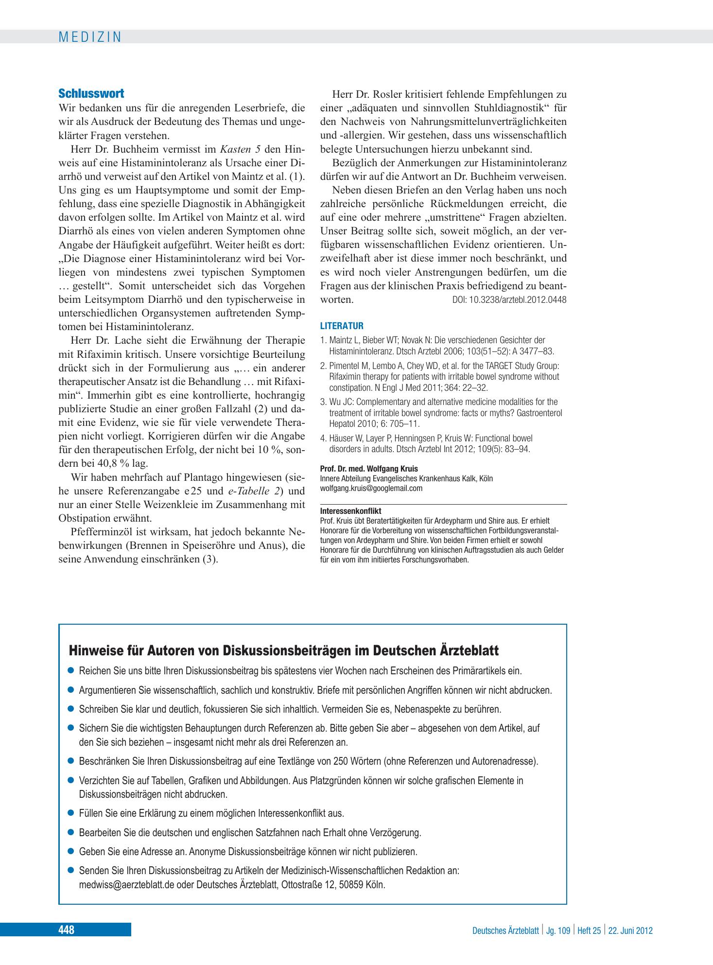 Vorschauseite 1: Schlusswort – Deutsches Ärzteblatt
