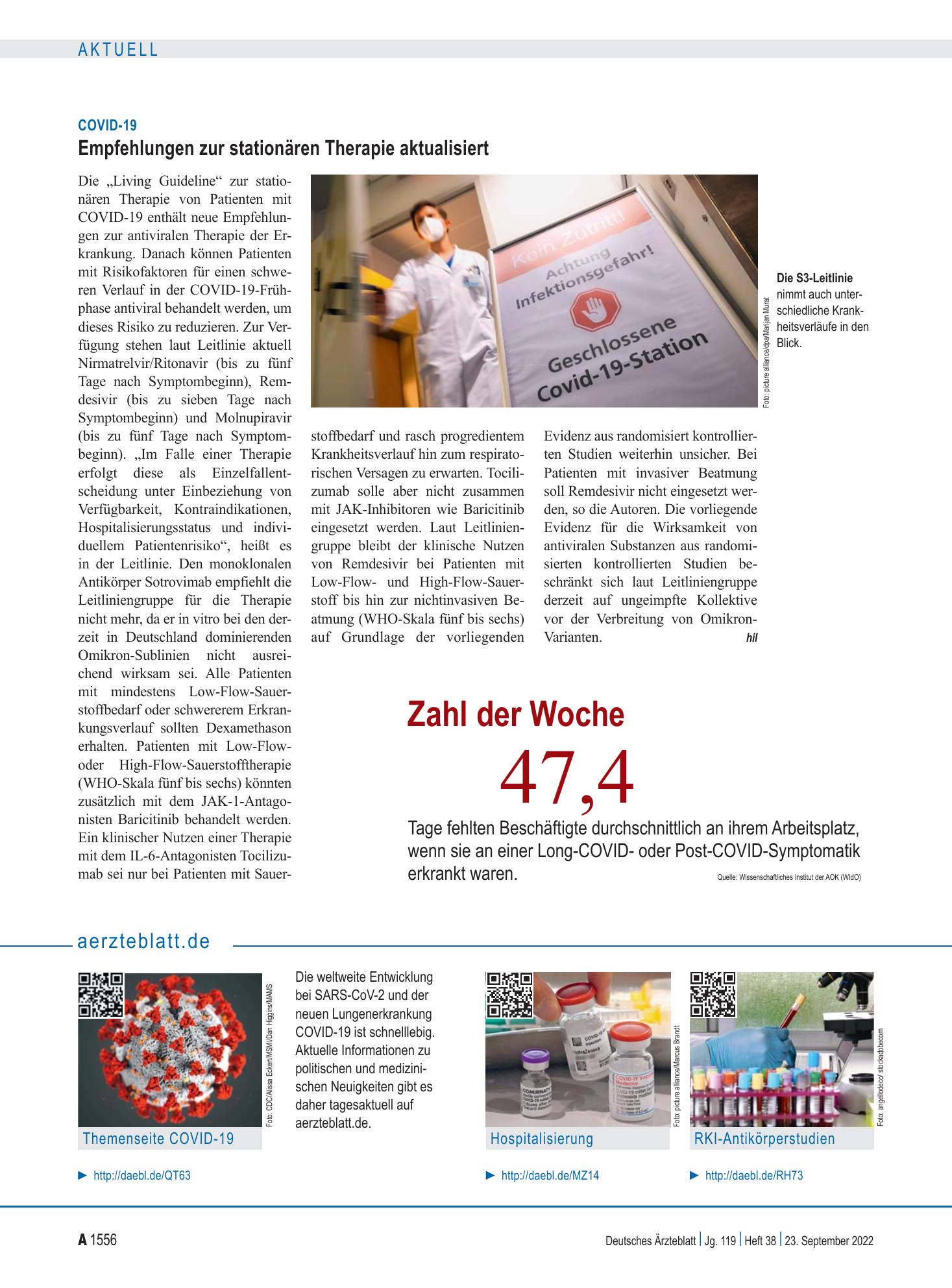 Vorschauseite 1: aerzteblatt.de – Deutsches Ärzteblatt