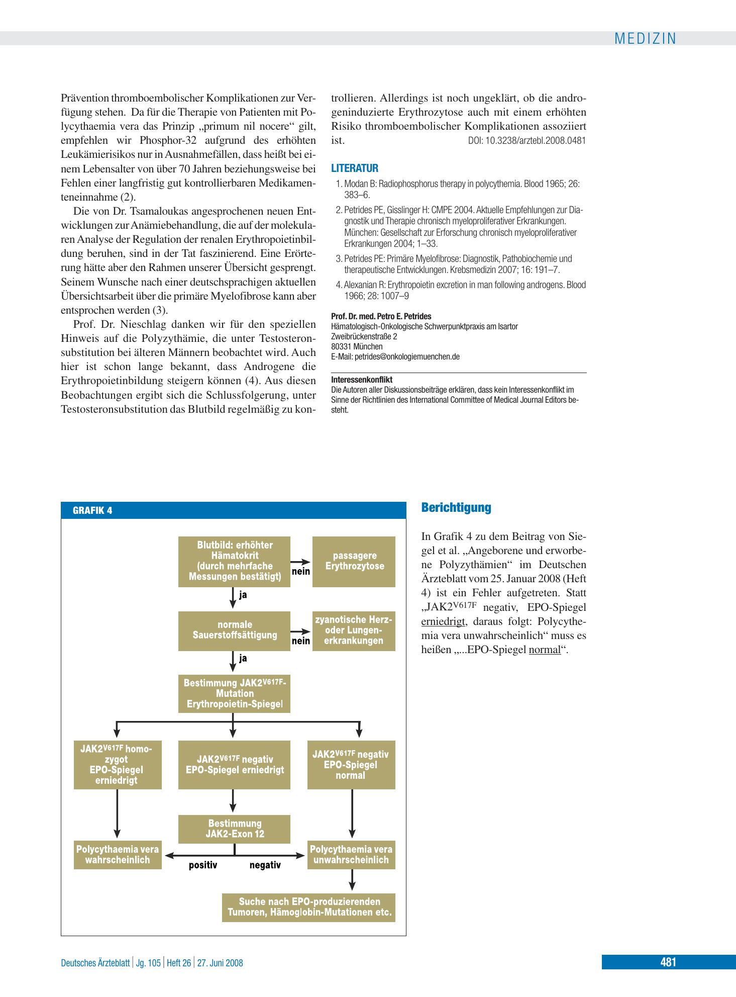 Vorschauseite 1: Berichtigung – Deutsches Ärzteblatt