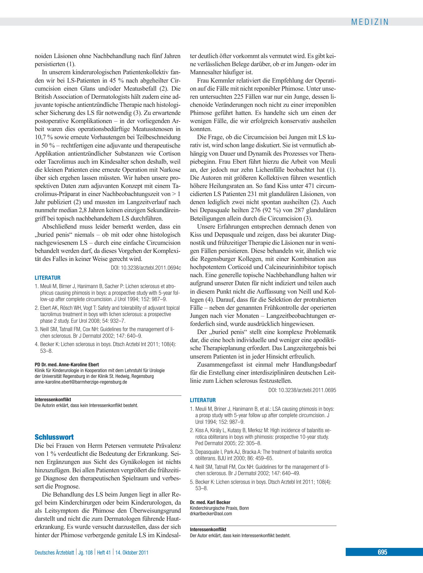Vorschauseite 1: Schlusswort – Deutsches Ärzteblatt