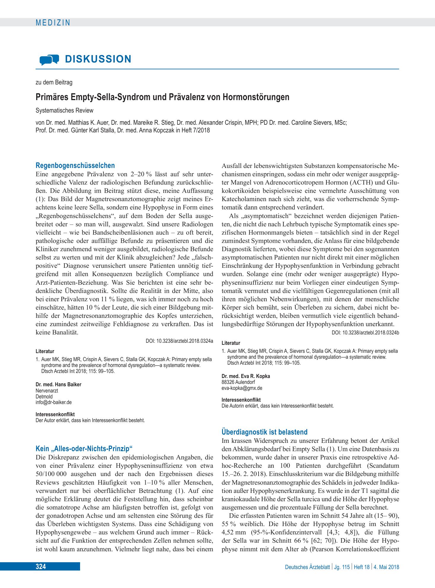 Vorschauseite 1: Regenbogenschüsselchen – Deutsches Ärzteblatt
