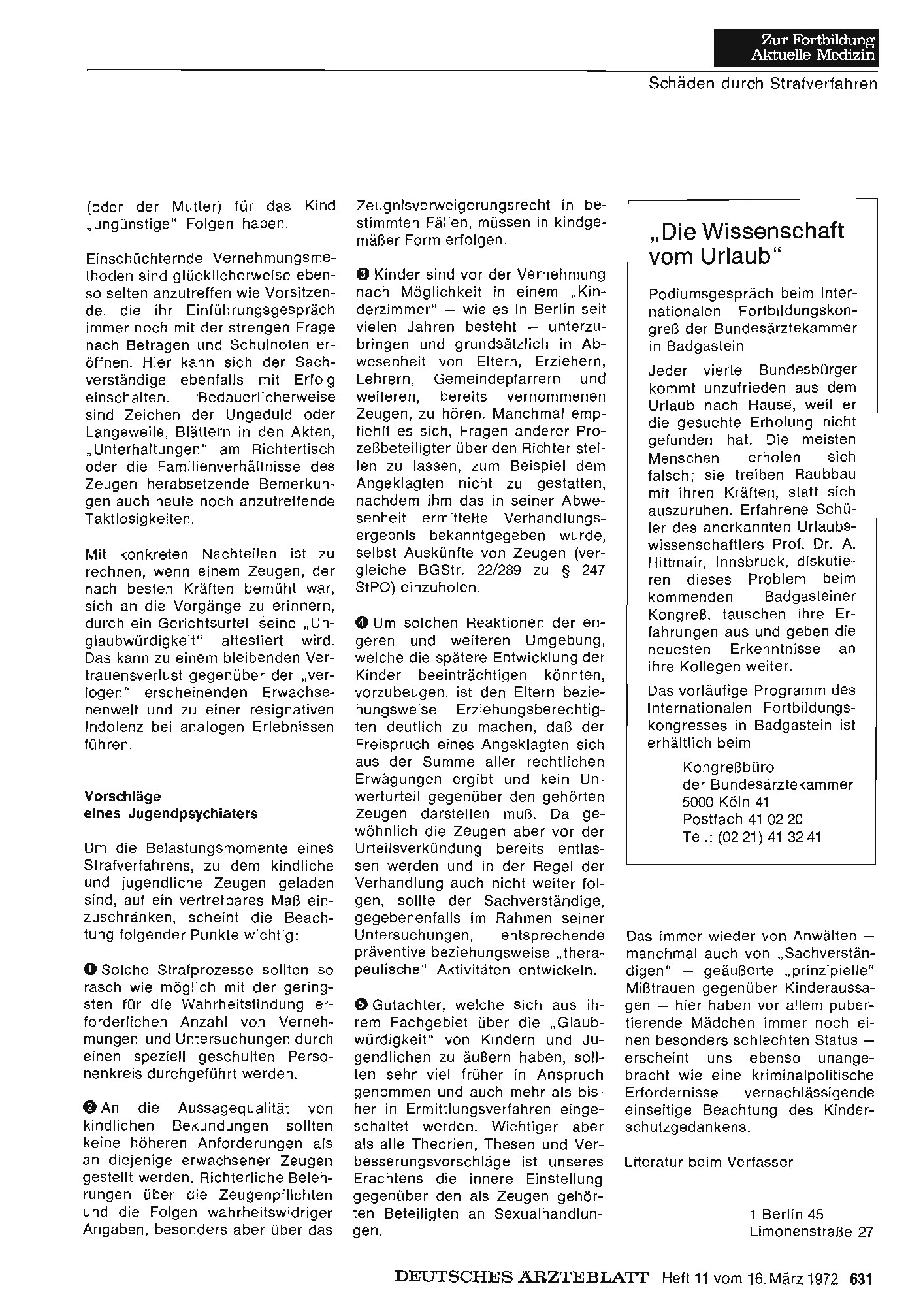 Vorschauseite 1: „Die Wissenschaft vom Urlaub"