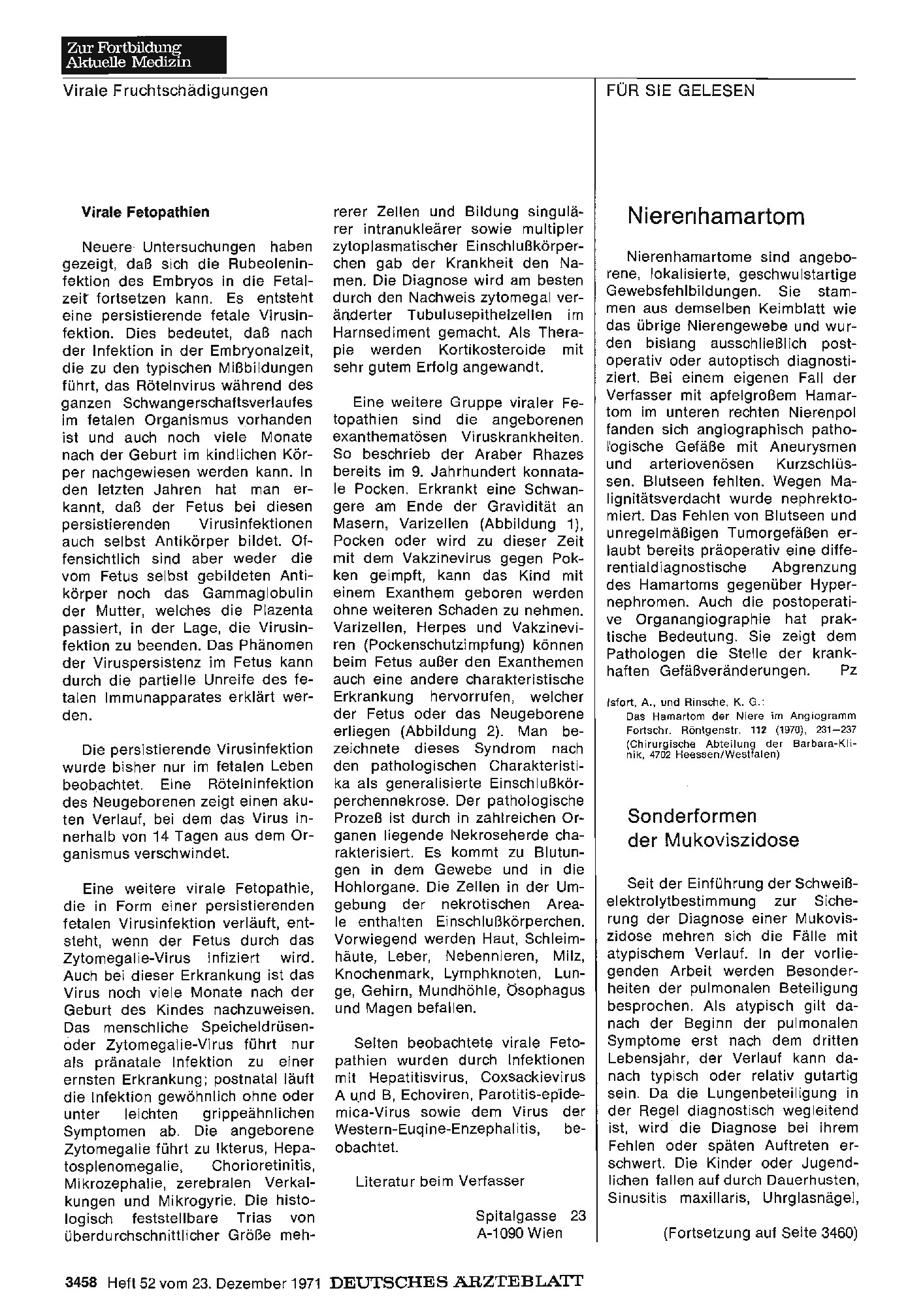 Vorschauseite 1: Sonderformen der Mukoviszidose