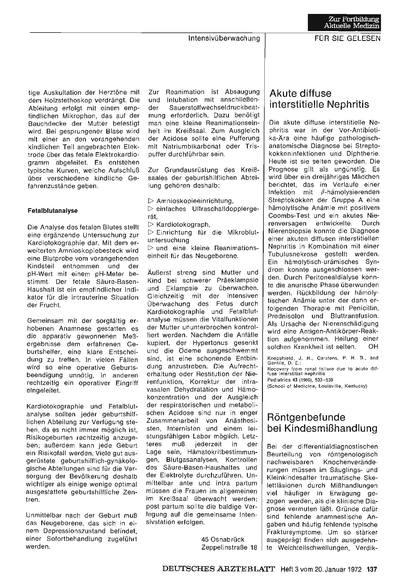Vorschauseite 1: Akute diffuse interstitielle Nephritis