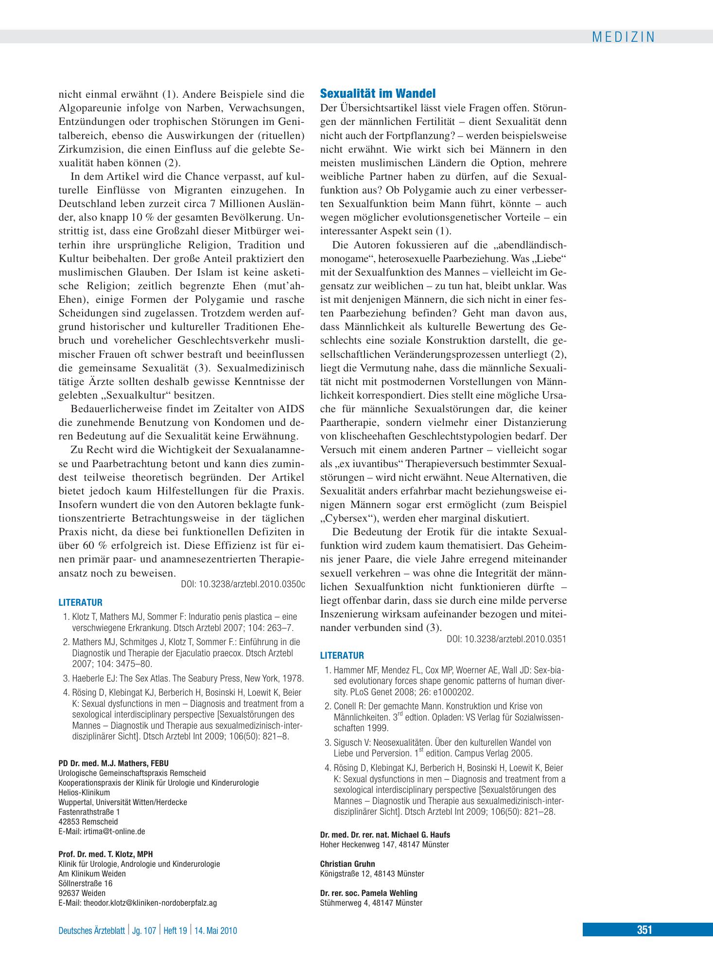 Vorschauseite 1: Schlusswort – Deutsches Ärzteblatt