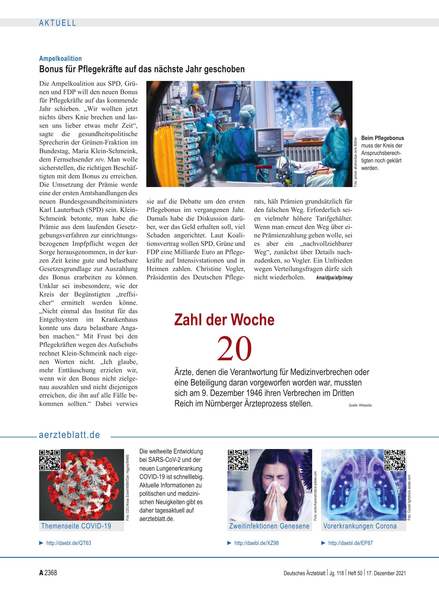 Vorschauseite 1: aerzteblatt.de – Deutsches Ärzteblatt