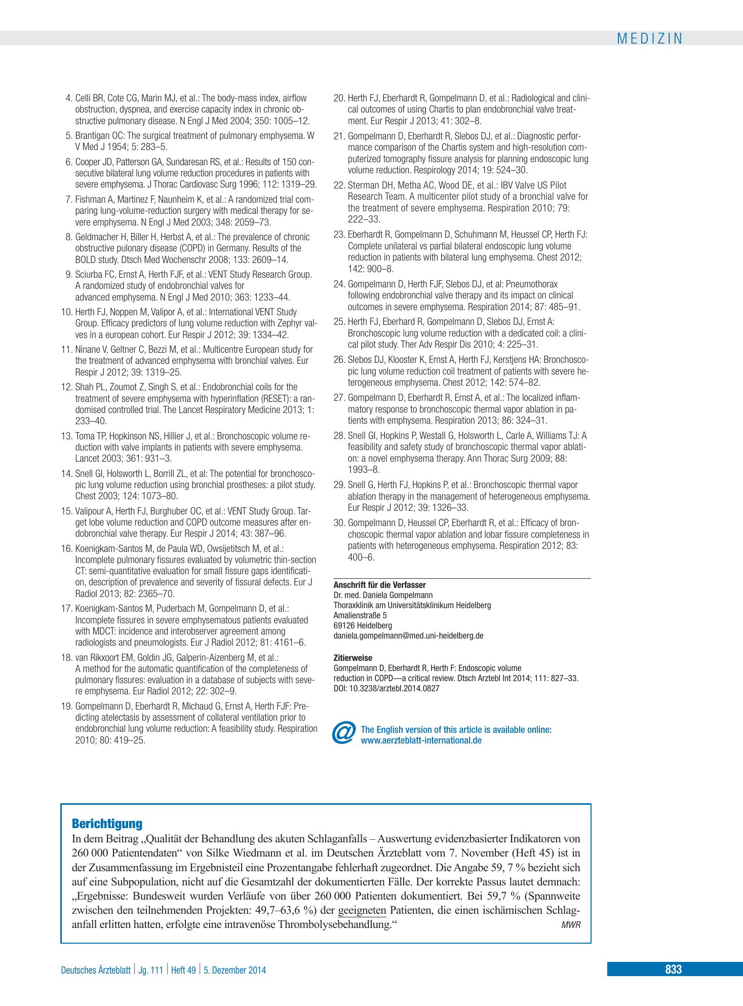Vorschauseite 1: Berichtigung – Deutsches Ärzteblatt