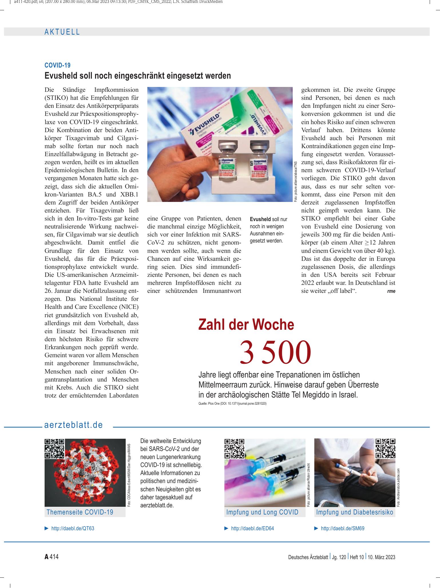 Vorschauseite 1: aerzteblatt.de – Deutsches Ärzteblatt