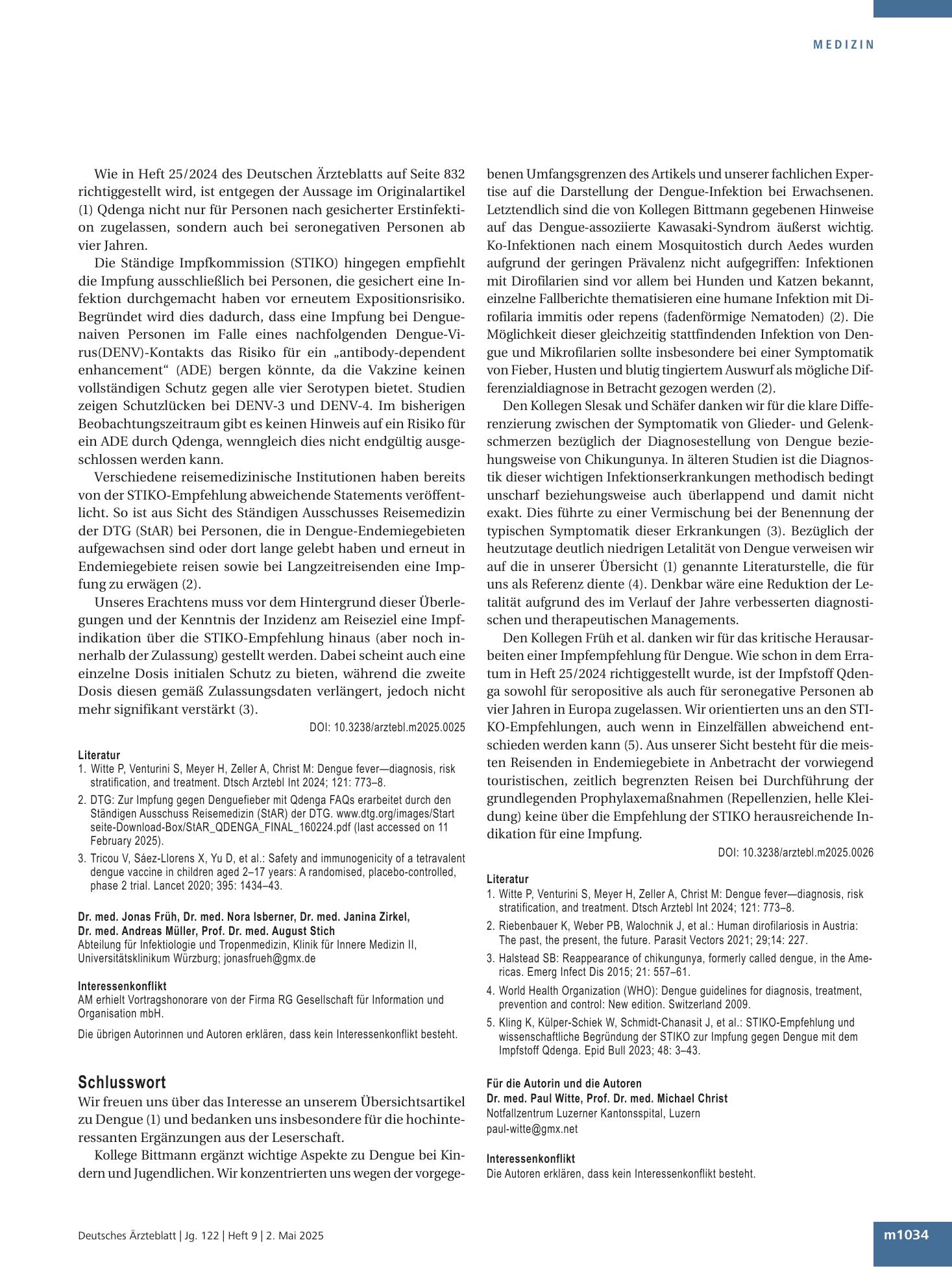 Vorschauseite 1: Schlusswort – Deutsches Ärzteblatt