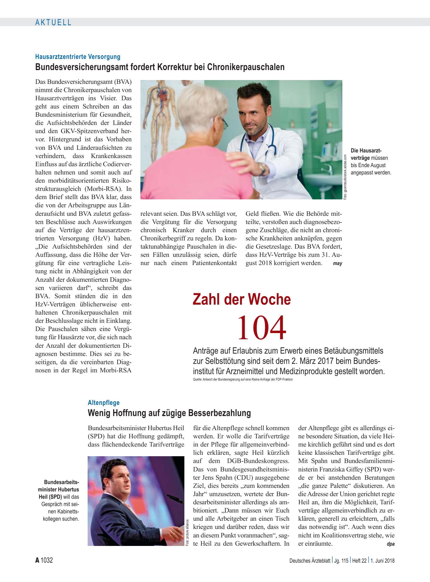 Vorschauseite 1: Zahl der Woche 104 – Deutsches Ärzteblatt