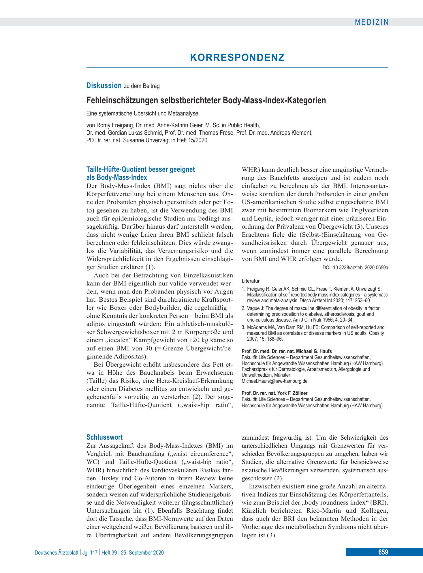Vorschauseite 1: Schlusswort – Deutsches Ärzteblatt