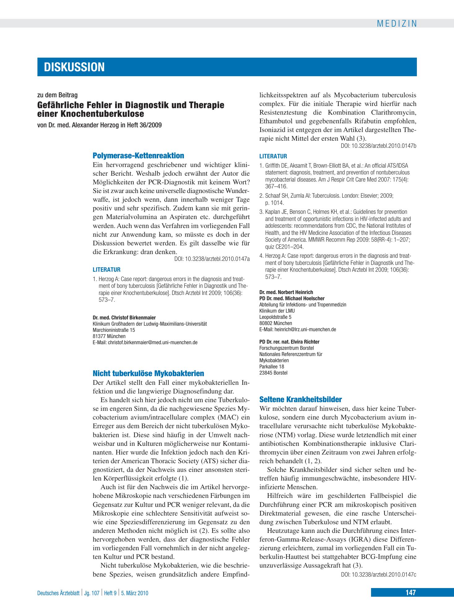 Vorschauseite 1: Seltene Krankheitsbilder – Deutsches Ärzteblatt