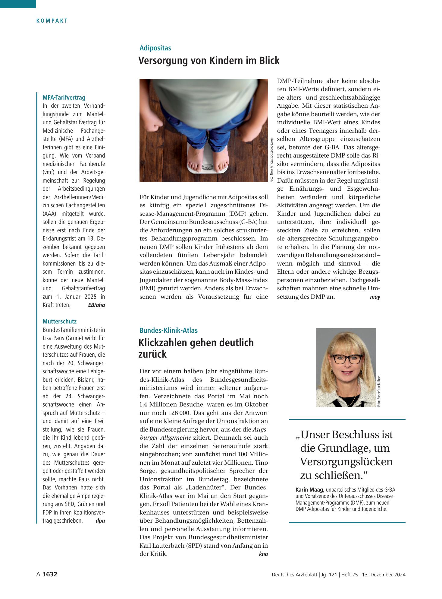 Vorschauseite 1: Zitat – Deutsches Ärzteblatt