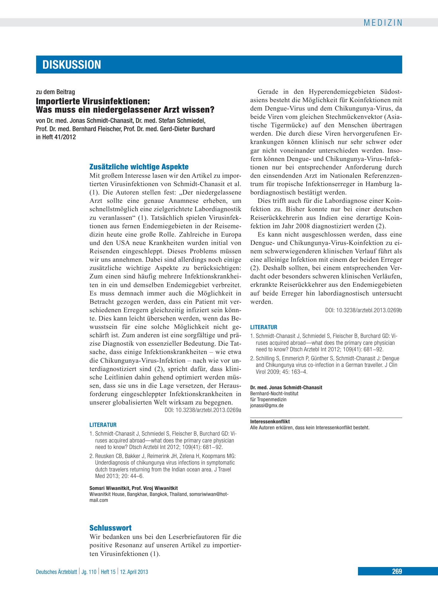 Vorschauseite 1: Schlusswort – Deutsches Ärzteblatt