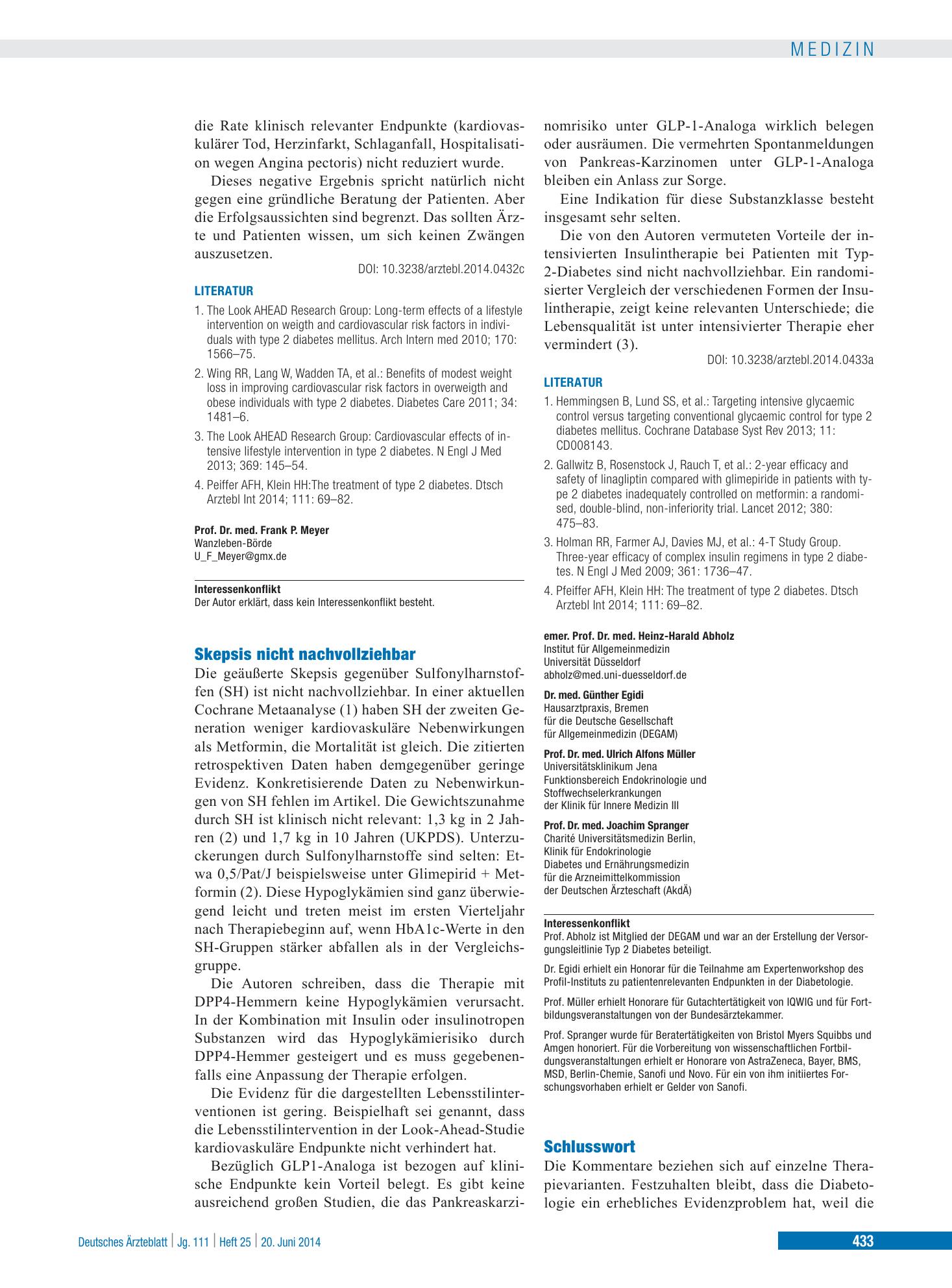 Vorschauseite 1: Schlusswort – Deutsches Ärzteblatt