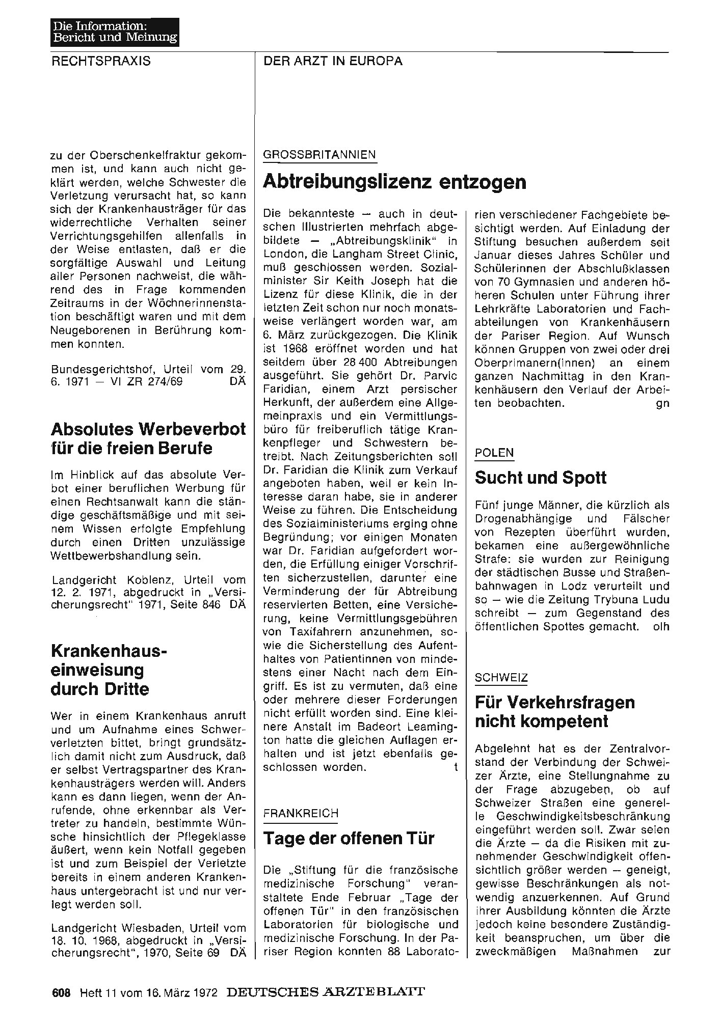 Vorschauseite 1: Krankenhauseinweisung durch Dritte